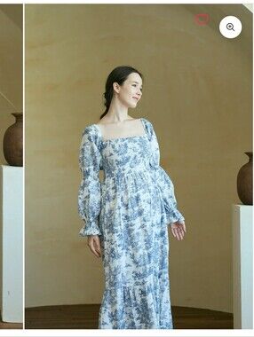 Nothing Fits But Yuki Paris Blue Toile Dress
